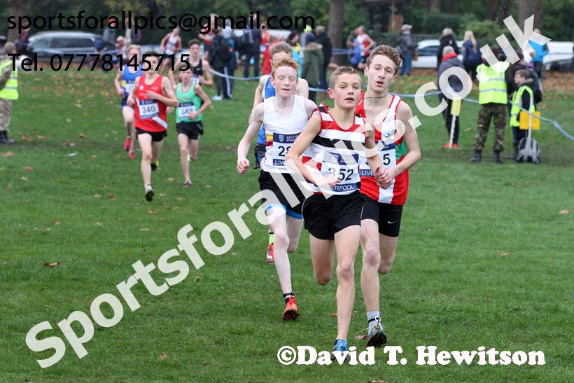 Boys under-15s British Athletics Liverpool Cross Challenge, Sefton Park, Liverpool. Photo:  David T. Hewitson/Sports for All Pics